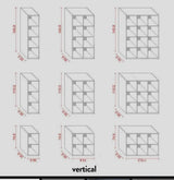 FIJN Grid Bookshelf - option for Storage Cubes (Various Configurations) - Kids Haven