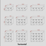 FIJN Grid Bookshelf - option for Storage Cubes (Various Configurations) - Kids Haven