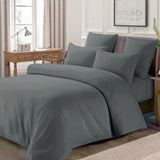 iSleep Solid Color 100% Cotton Quilt Cover Set (Various Colors) - Kids Haven
