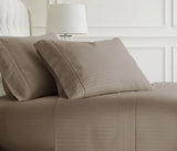 iSleep Solid Soft Strips Fitted Sheet Set (Various Colors) - Kids Haven
