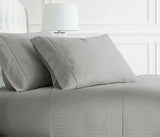 iSleep Solid Soft Strips Fitted Sheet Set (Various Colors) - Kids Haven