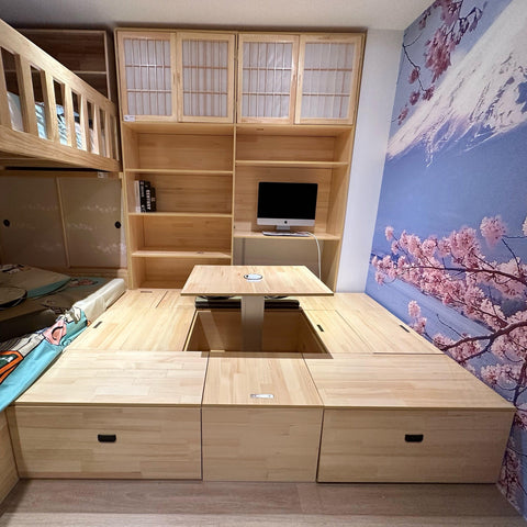 Oslo Designs Japanese Tatami Storage Bed - Kids Haven
