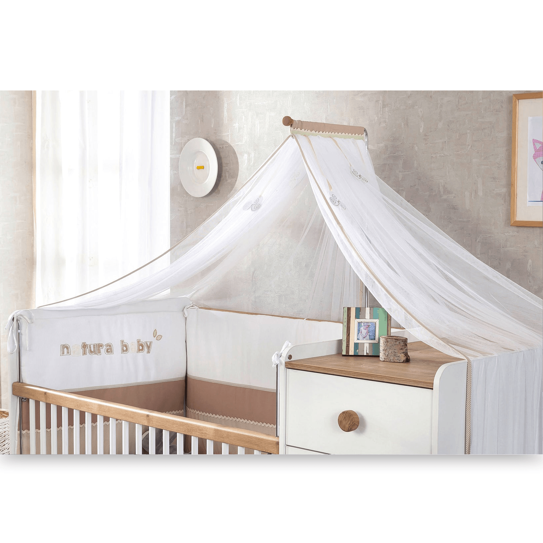 Cilek Natura Baby Sl Cot Canopy (Fits All Except 70X140 Cm) - Kids Haven