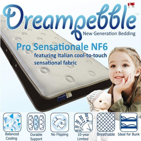 Dreampebble Pro Sensationale NF6 Mattress - Kids Haven